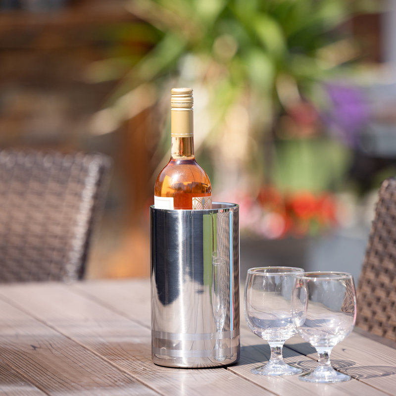 Service Ideas Stainless Steel Wine Chiller | Wayfair